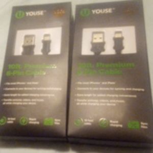 Ten foot iPhone chargers